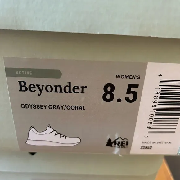 REI Women’s Size 8.5 Beyonder Walking Shoes NWT Odyssey Grey