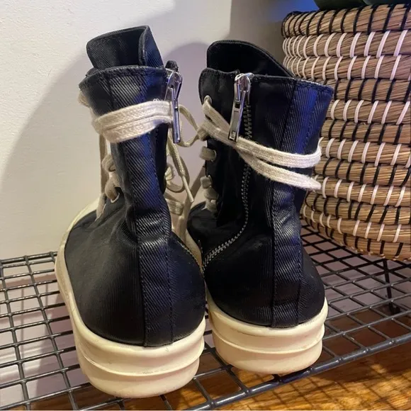 Rick Owens DRKSHDW High Leather Sneakers