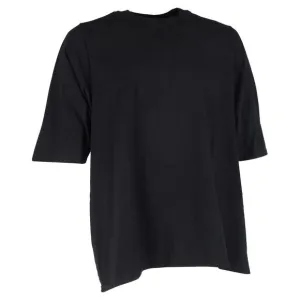 Rick Owens Oversized T-Shirt in Black Cotton