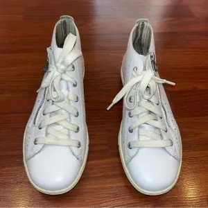 Rieker White High-Top Sneakers