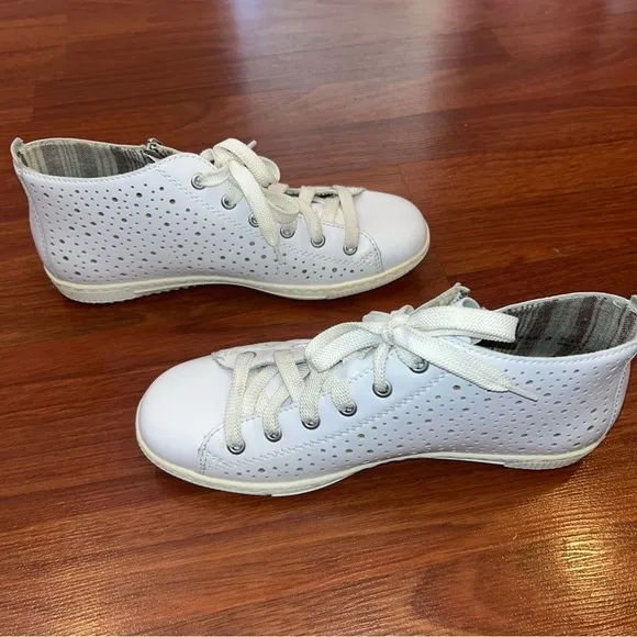 Rieker White High-Top Sneakers