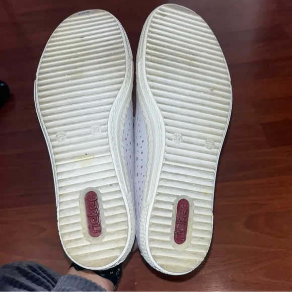 Rieker White High-Top Sneakers
