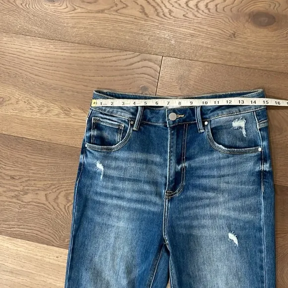 Risen Jeans Women's High Rise Crop Jeans Size 11/30