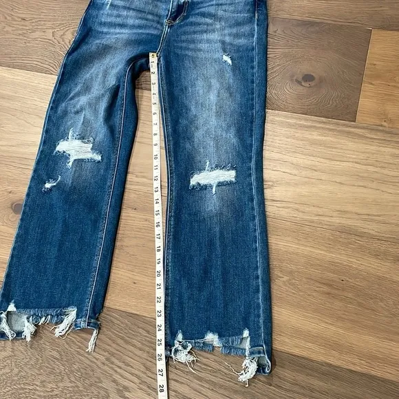 Risen Jeans Women's High Rise Crop Jeans Size 11/30