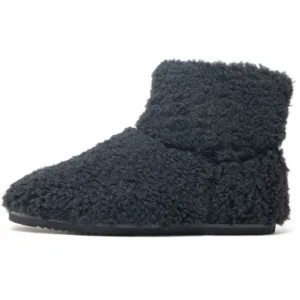 ROAM Mini Boosh Boots Faux Shearling Fuzzy Furry Ankle Booties Black