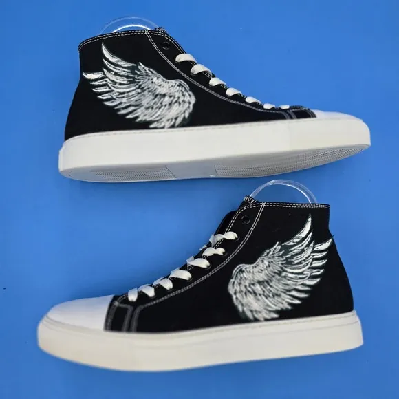 Roberto Cavalli  Black High Top Sneakers Size EU 40 US Men's 7 Women's 9