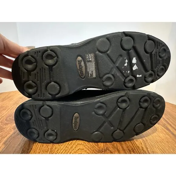 Rockport Men’s Eureka Leather Walking Shoes Black Size 13 Classic Comfort
