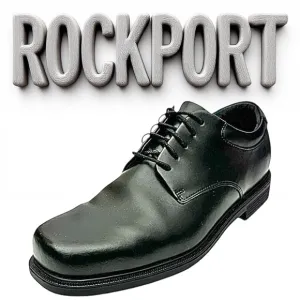 ROCKPORT Mens Work Shoes Hydro Shield Waterproof Slip Resistant Size 9.5 W Used