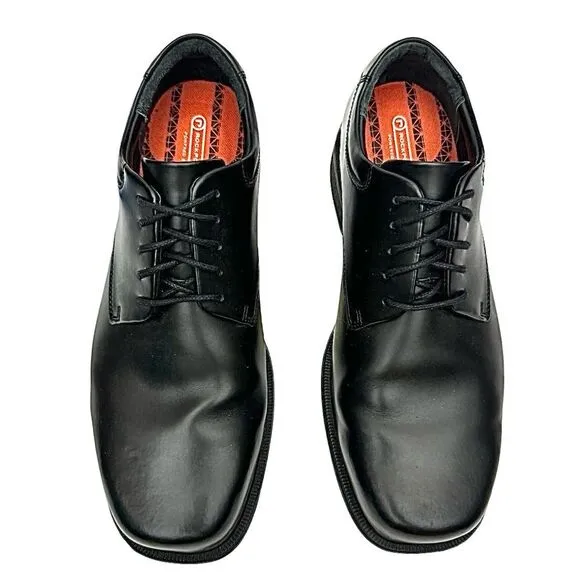 ROCKPORT Mens Work Shoes Hydro Shield Waterproof Slip Resistant Size 9.5 W Used