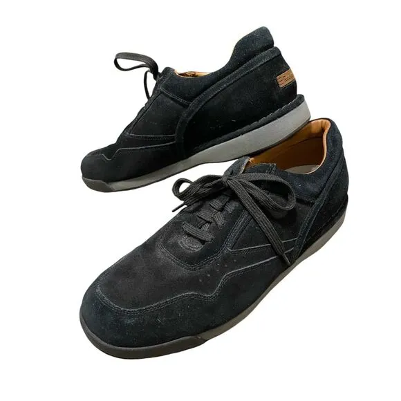 Rockport ProWalker 7100 Men Comfort Shoes 12 EU 46.5 Black Suede Leather Lace Up