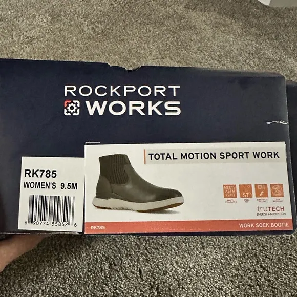 Rockport Total Motion Work Sport EH Steel Women’s Size 9.5 - New In Box