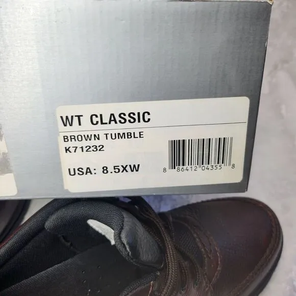 Rockport‎ Womens 8.5XW Leather Walking Shoes Brown