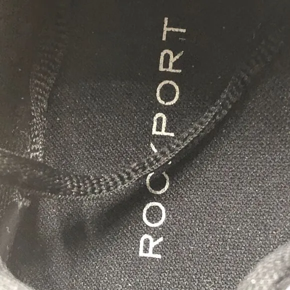 Rockport World Tour Walking Shoes Mens 14 Wide Black Leather Comfort Cushion‎