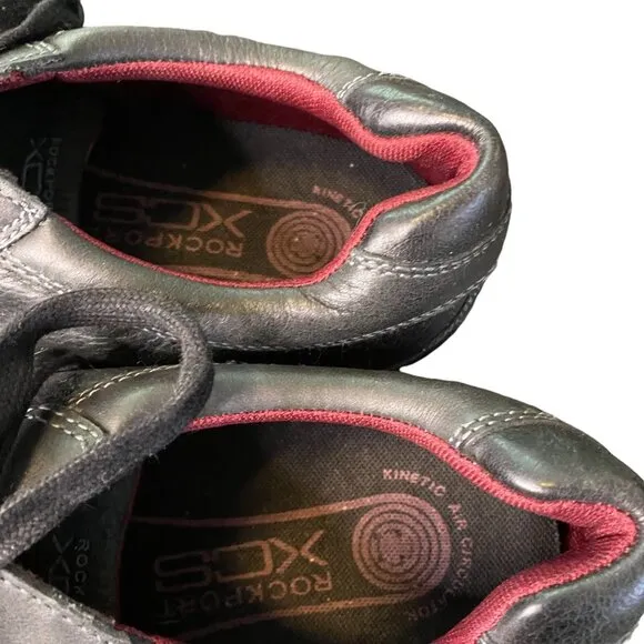Rockport XCS Men's Roadway Black Leather Casual Walking Shoes 13 NWOT