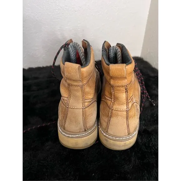 ROCKROOSTER Steel Toe  Work Boots for Men,Wedge Size 9.5