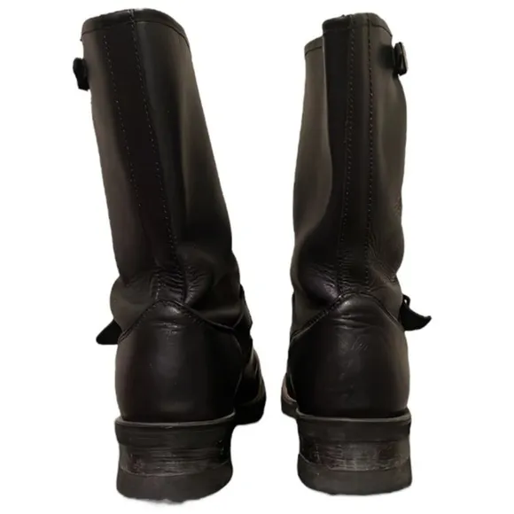 Rocky Boots Black Leather Womens size 9 1/2