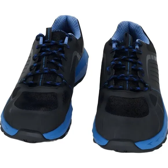 Rocky Men's Composite Toe Athletic Work Shoe Black Blue 10.5