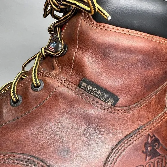 Rocky Men's Size 11 IronClad Steel Toe Waterproof Work Boots