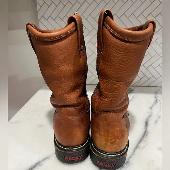 Rocky Wellington steel toed and water proof boots Sz 11