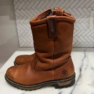 Rocky Wellington steel toed and water proof boots Sz 11