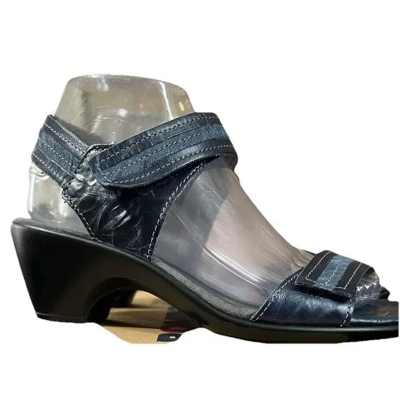 Romika Gorda 05 Rubin Kombi  Size 38 Or US 7.5 Blue Comfort Shoes Sandals