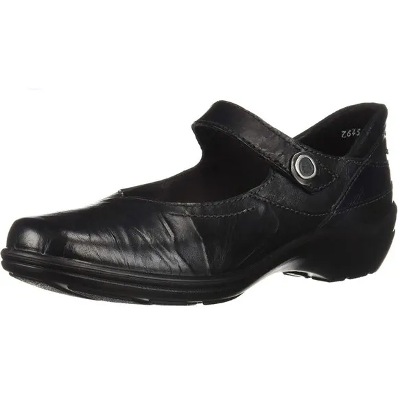 Romika Size 40 Cassie Mary Jane Shoes Comfort Black Leather Academia US 9!