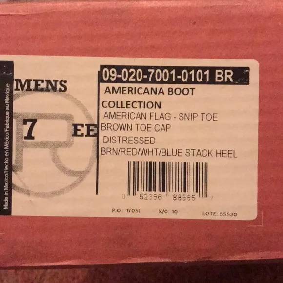 Roper American Flag snip toe boots🇺🇸