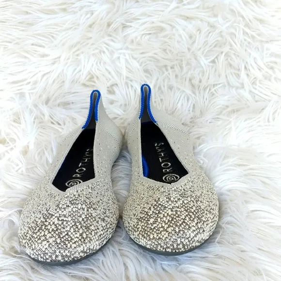 Rothy's Gray and Blue Slippers Comfortable and Stylish