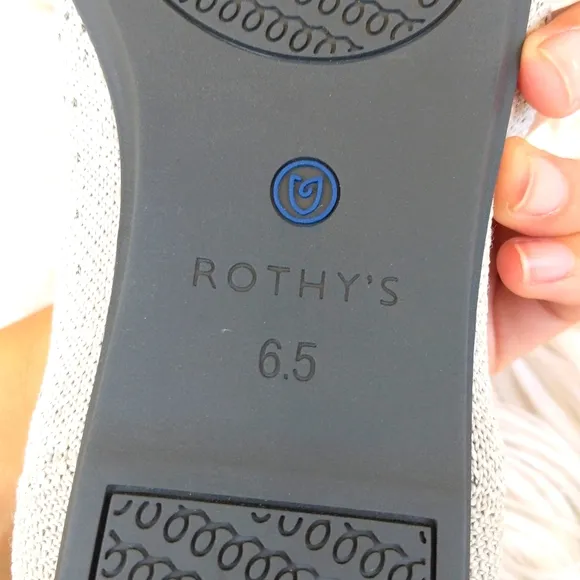 Rothy's Gray and Blue Slippers Comfortable and Stylish