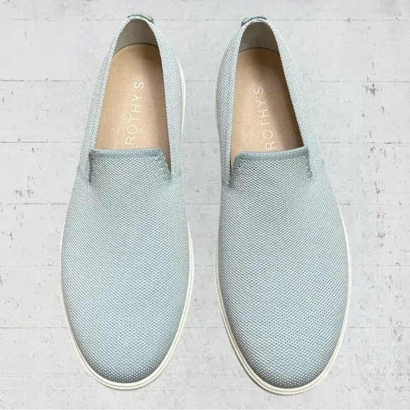 Rothy’s Men’s The Ravello Slip On Sneaker Size 9.5 Coastal Blue Comfort Travel