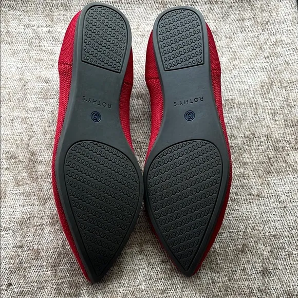 Rothy's red shoes