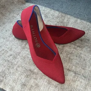 Rothy's red shoes
