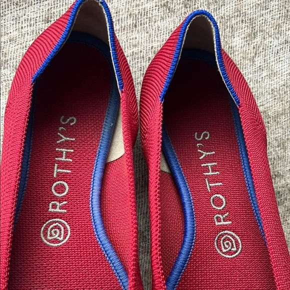 Rothy's red shoes