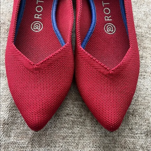 Rothy's red shoes