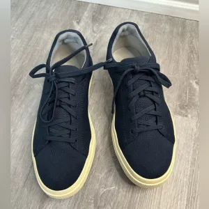Rothy’s RS02 Shoes Mens 8 Casual ComfortSneakers Navy Blue Lace Up