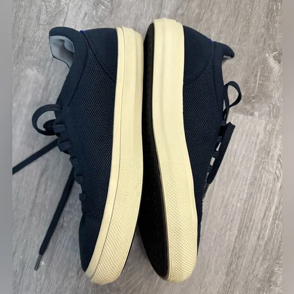 Rothy’s RS02 Shoes Mens 8 Casual ComfortSneakers Navy Blue Lace Up