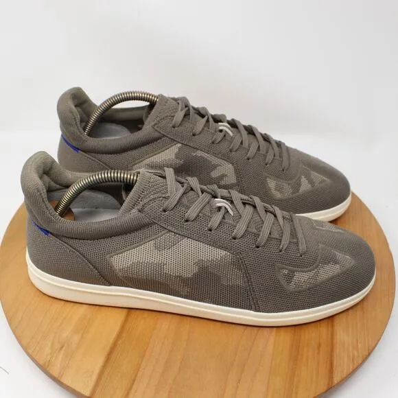 Rothys Shoes Mens 10 RS01 Taupe Desert Camo Sneaker Casual Work Business Office
