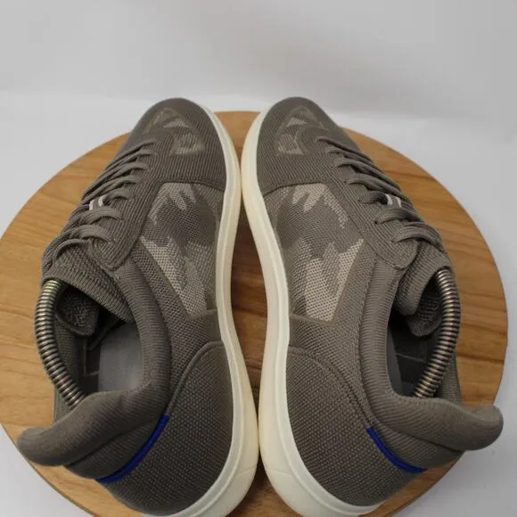 Rothys Shoes Mens 10 RS01 Taupe Desert Camo Sneaker Casual Work Business Office