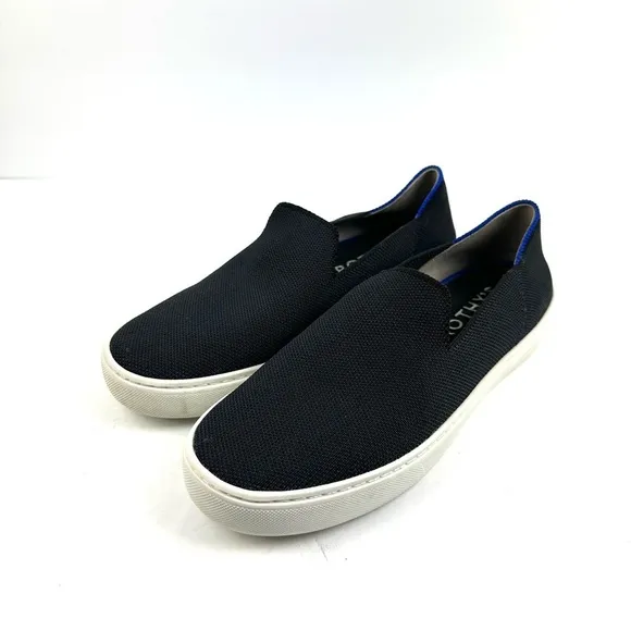 Rothys The Sneaker 7 Black Slip On Shoes Womens Comfort