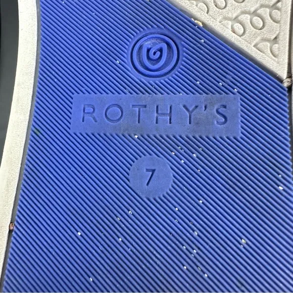 Rothys The Sneaker 7 Black Slip On Shoes Womens Comfort