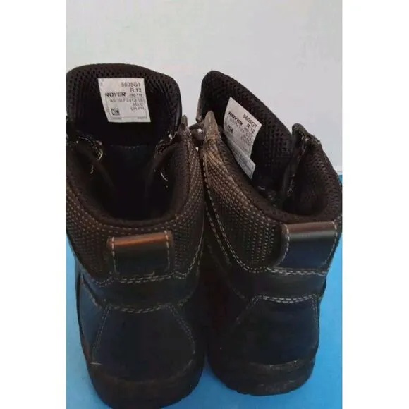 Royer Men's 8&quot; Metal-Free 5605GT Composite Toe Work Boots Size 12‎
