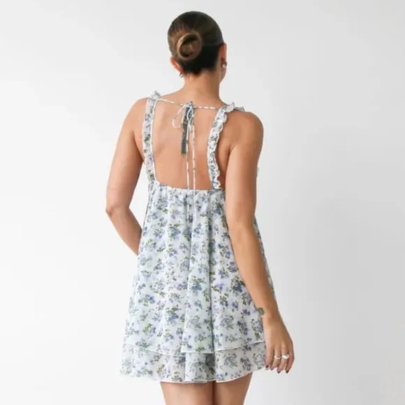 Rumored Secret Garden Floral Mini Dress