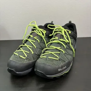 Salewa Mountain Trainer Lite GTX Men’s Size 10 Walking Shoes Green Myrtle Hiking