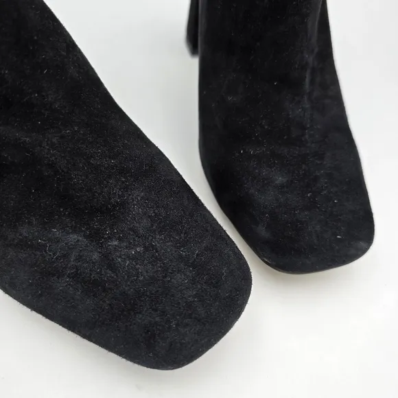 Sam Edelman Codie Booties, Black Suede, Women's Size 6.5