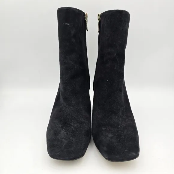 Sam Edelman Codie Booties, Black Suede, Women's Size 6.5