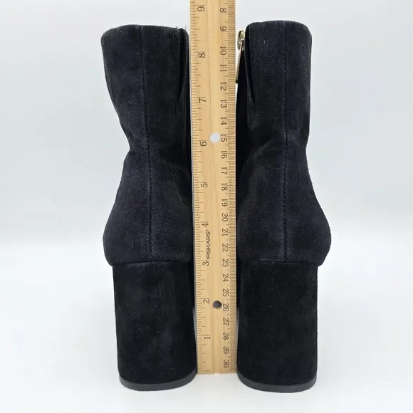 Sam Edelman Codie Booties, Black Suede, Women's Size 6.5