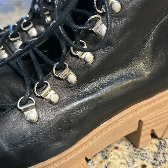Sam Edelman Danika leather lace up boots
