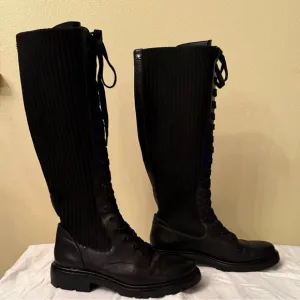 Sam Edelman Lila Lace Up Boots, Lug Soles, EUC, Size 9-1/2