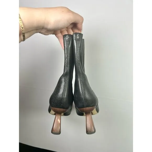 Sam Edelman Sammie Leather Pointed Toe Pull On Ankle Boots 6.5