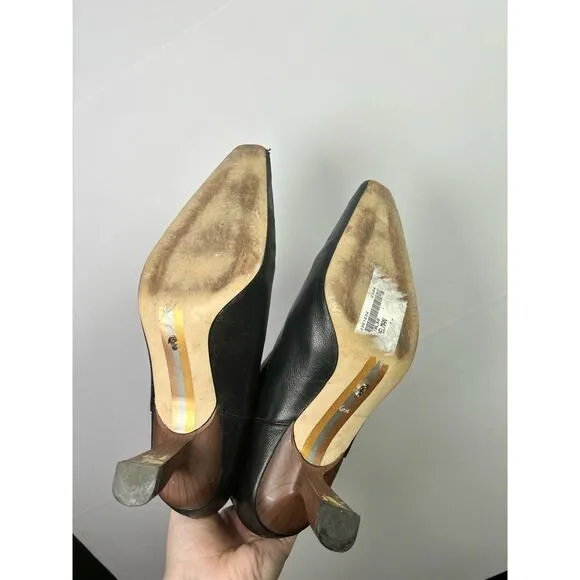Sam Edelman Sammie Leather Pointed Toe Pull On Ankle Boots 6.5